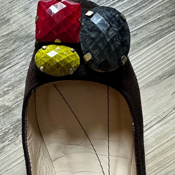 kate spade…old school~Italian made flats with jewels and dust bag - Picture 4 of 9